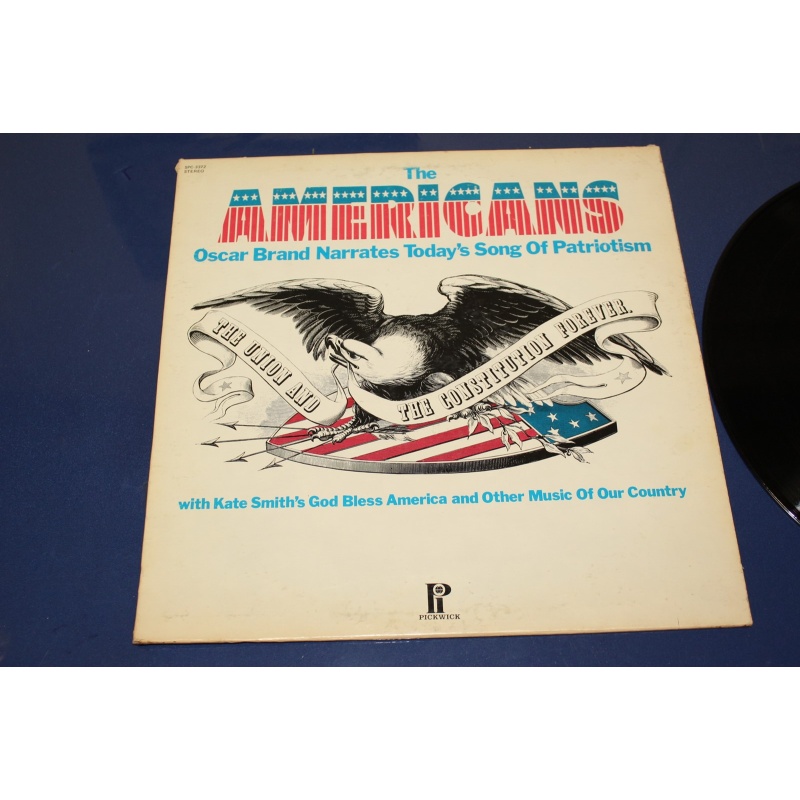 Various The Americans Oscar Brand Narrates Todays Song Of Patriotism SPC-3372 V
