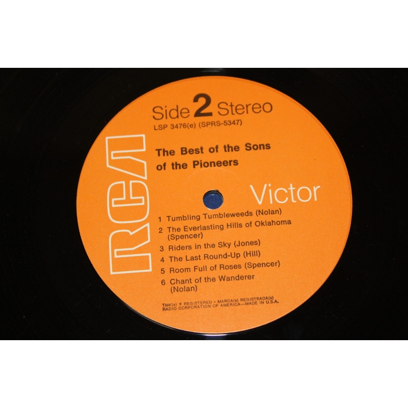 The Sons Of The Pioneers The Best Of The Sons Of The Pioneers LSP-3476(e) Vinyl