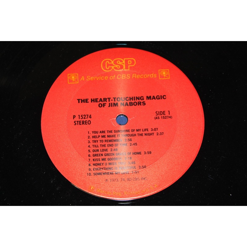 Jim Nabors The Heart-Touching Magic Of Jim Nabors P-15274, P 15274 Vinyl LP, Alb - 51-057