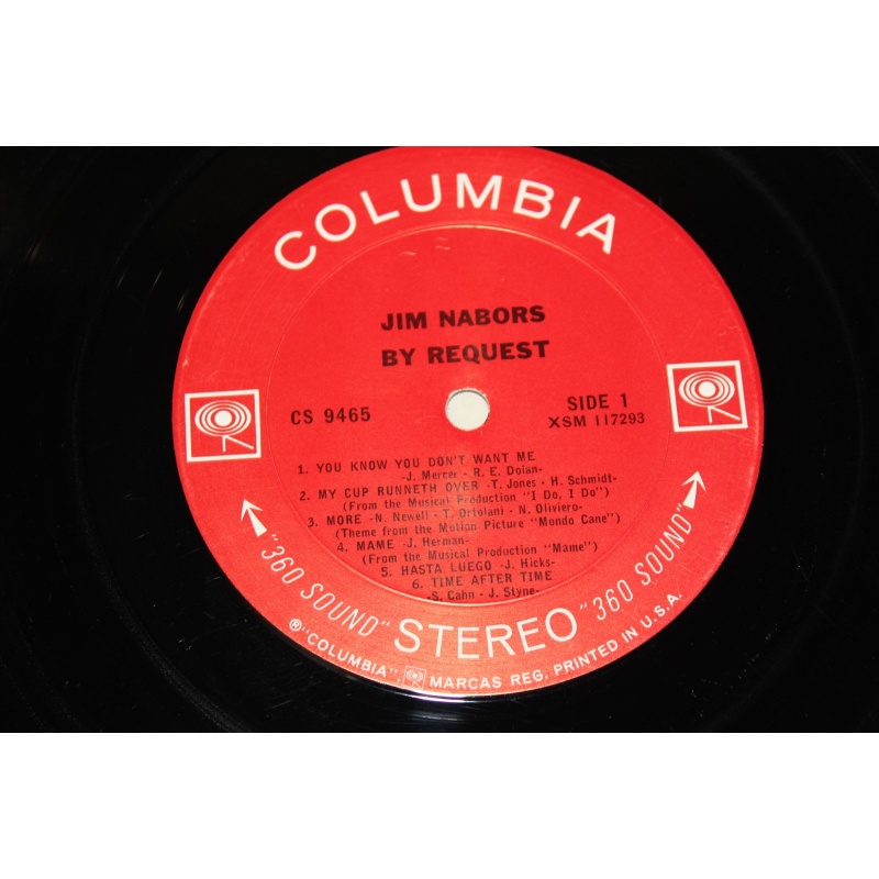 Jim Nabors By Request CS 9465 Vinyl LP, Album