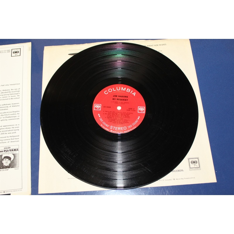 Jim Nabors By Request CS 9465 Vinyl LP, Album