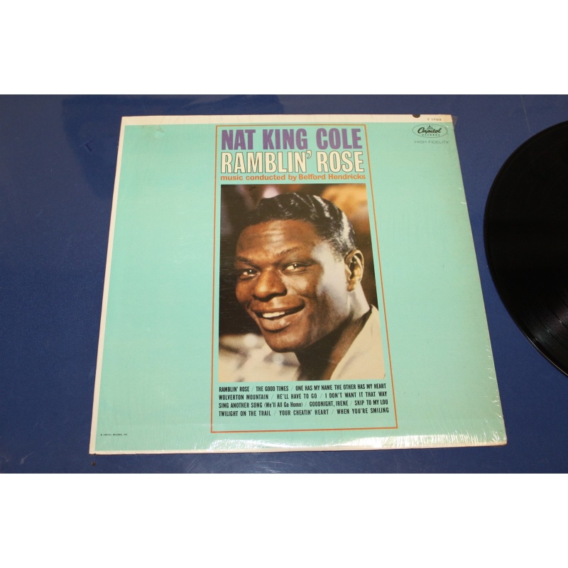 Nat King Cole Ramblin Rose T 1793, T-1793 Vinyl LP, Album, Mono
