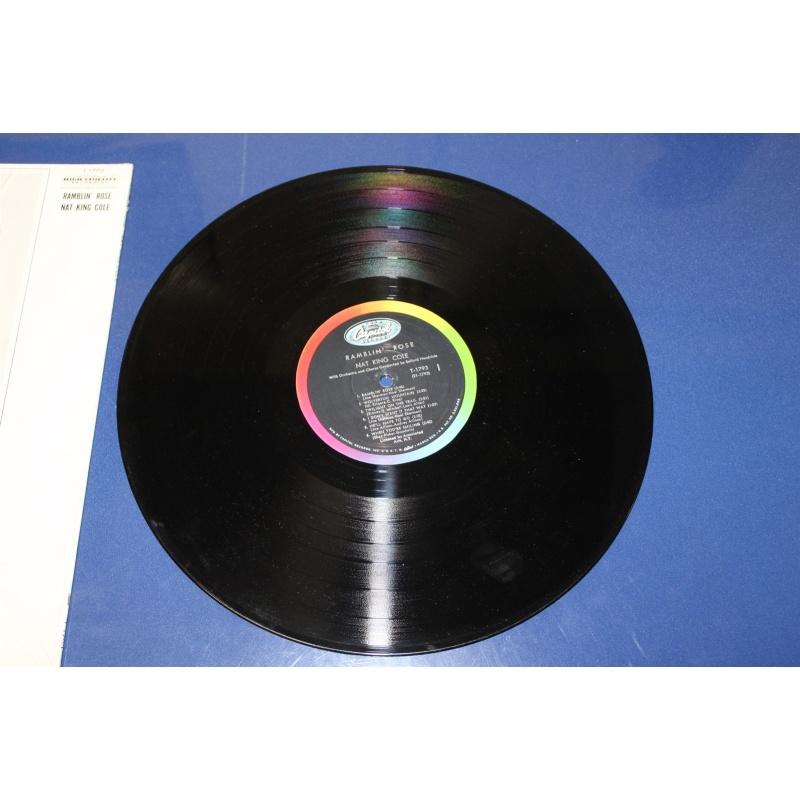 Nat King Cole Ramblin Rose T 1793, T-1793 Vinyl LP, Album, Mono