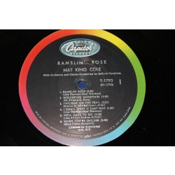 Nat King Cole Ramblin Rose T 1793, T-1793 Vinyl LP, Album, Mono