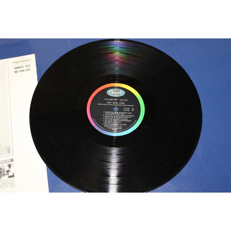 Nat King Cole Ramblin Rose T 1793, T-1793 Vinyl LP, Album, Mono