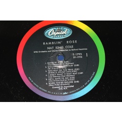 Nat King Cole Ramblin Rose T 1793, T-1793 Vinyl LP, Album, Mono, RE