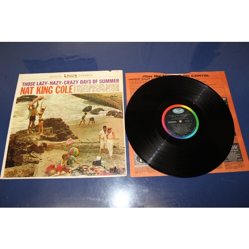 Nat King Cole Those Lazy-Hazy-Crazy Days Of Summer ST 1932 Vinyl LP, Album