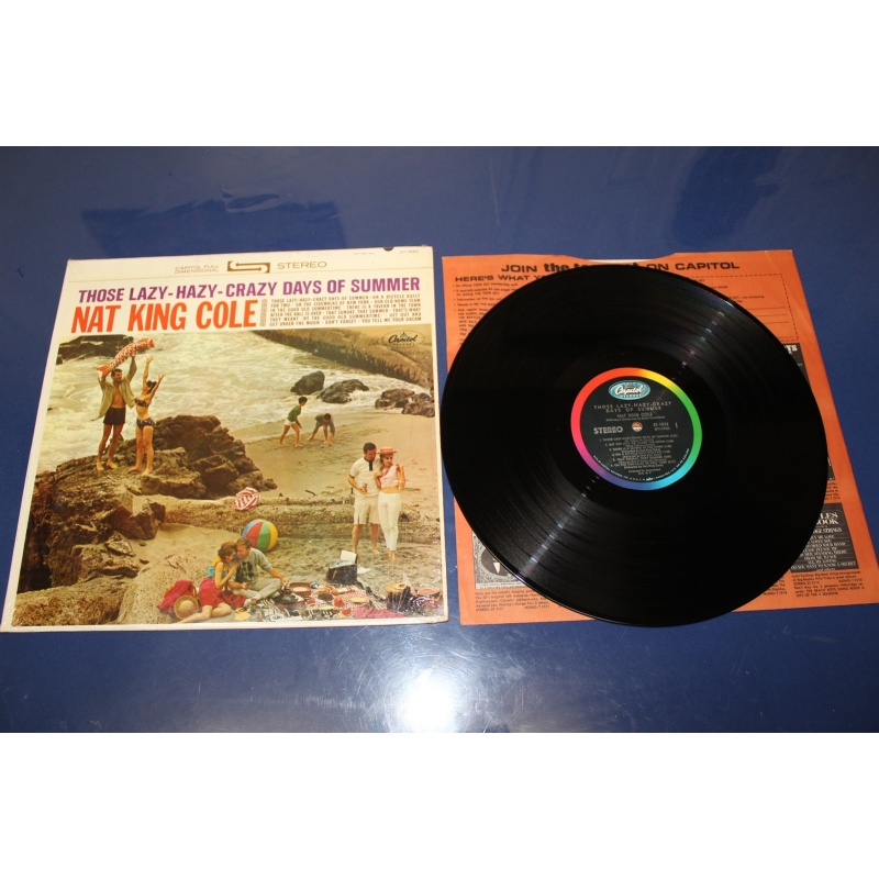 Nat King Cole Those Lazy-Hazy-Crazy Days Of Summer ST 1932 Vinyl LP, Album
