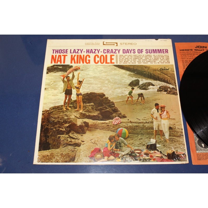 Nat King Cole Those Lazy-Hazy-Crazy Days Of Summer ST 1932 Vinyl LP, Album