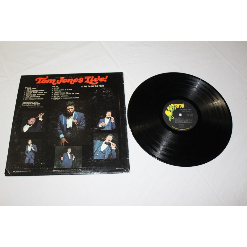 Tom Jones Tom Jones Live! At The Talk Of The Town ST 92032, PAS 71014, XPAS 7101 - 52-006