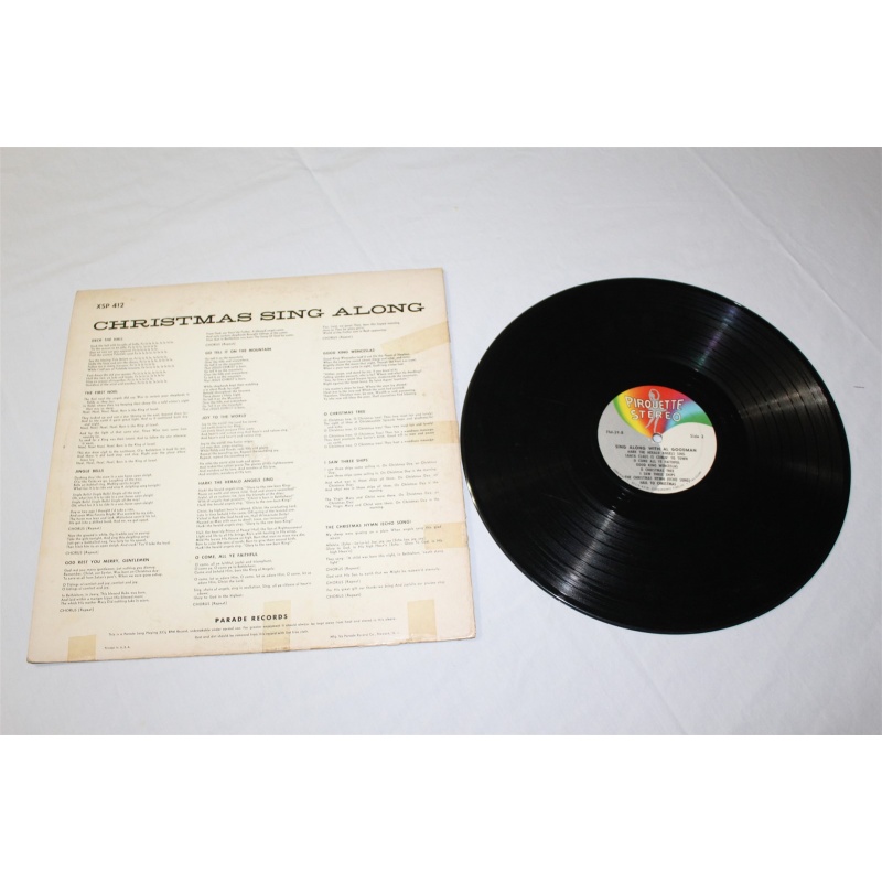 Pirouette Orchestra & Chorus Christmas Sing Along XFM-58, XSP 412 Vinyl LP