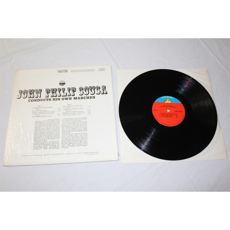 John Philip Sousa Conducts His Own Marches SDBR 3260 Vinyl LP - 52-042
