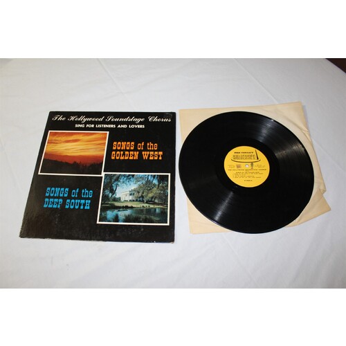 The Hollywood Soundstage Chorus Songs Of The Golden West / Songs Of The Deep Sou