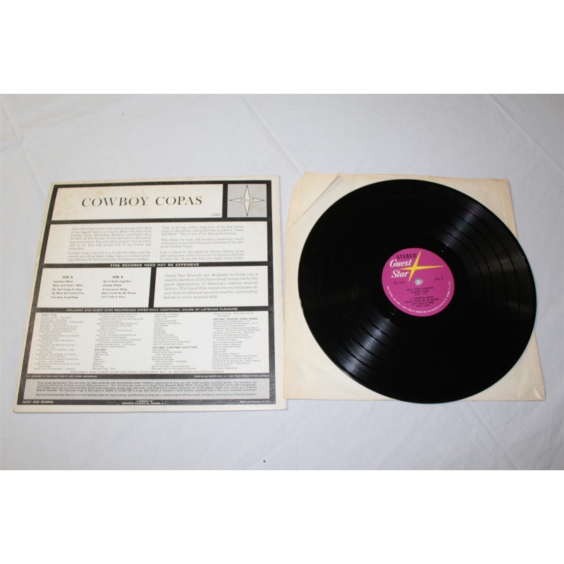 Cowboy Copas The Late Great Cowboy Copas (Star Of The Grand Ole Opry) GS-1460, G