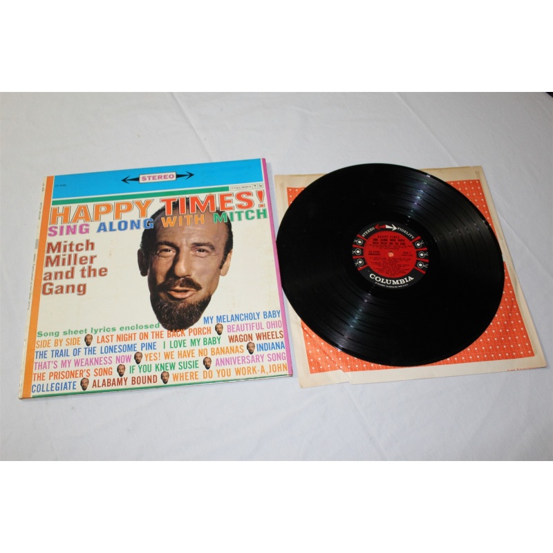 Mitch Miller And The Gang Happy Times!â€’Sing Along With Mitch CS 8368 Vinyl LP,