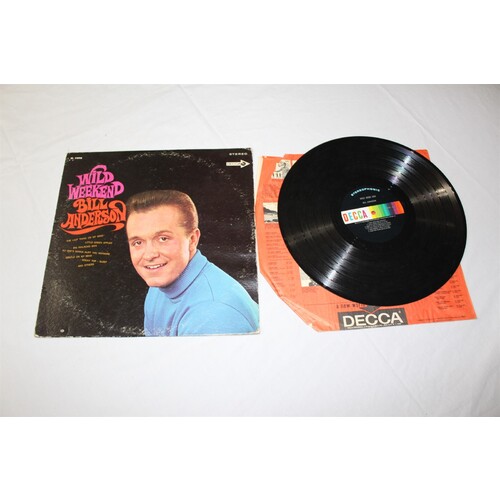 Bill Anderson (2) Wild Weekend DL 74998, DL74998 Vinyl LP, Album