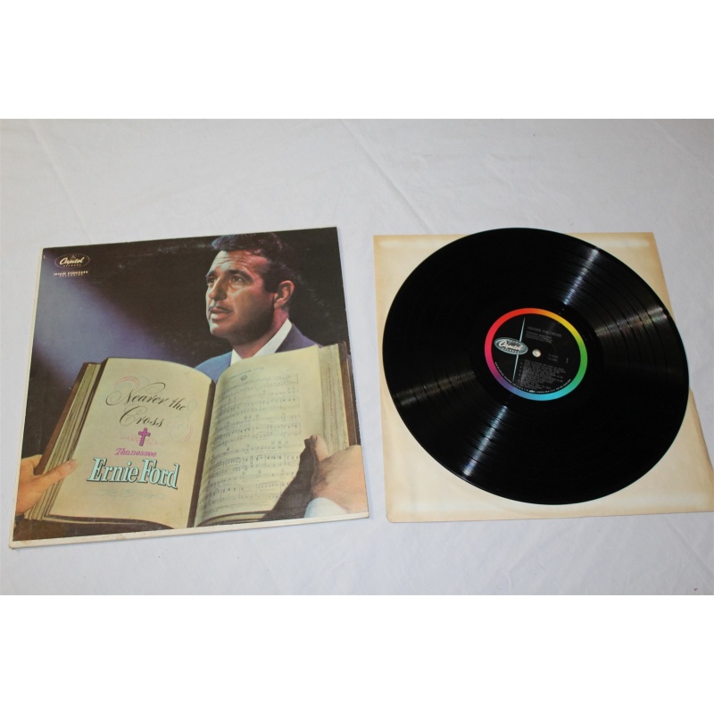 Tennessee Ernie Ford Nearer The Cross T 1005, T1005, T-1005 Vinyl LP, Mono