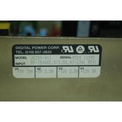 DIGITAL POWER CORP. POWER SUPPLY US250-411 ~ 90-250VAC ~ 5/2.5A ~ 47-63Hz
