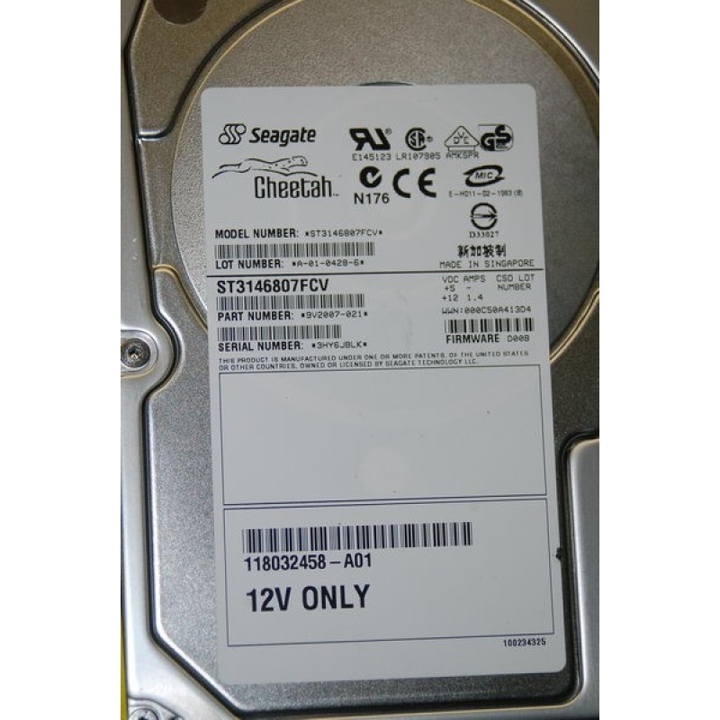 005048491 EMC CLARiiON 146Gb 10K FC Hard Drive Seagate Cheetah ST3146807FCV