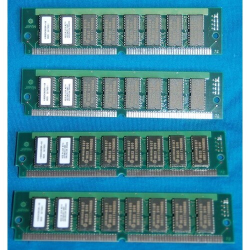 Lot of 4 HB56D436SBR-6 72PIN SIMM BAY NETWORKS ACCESS STACK NODE