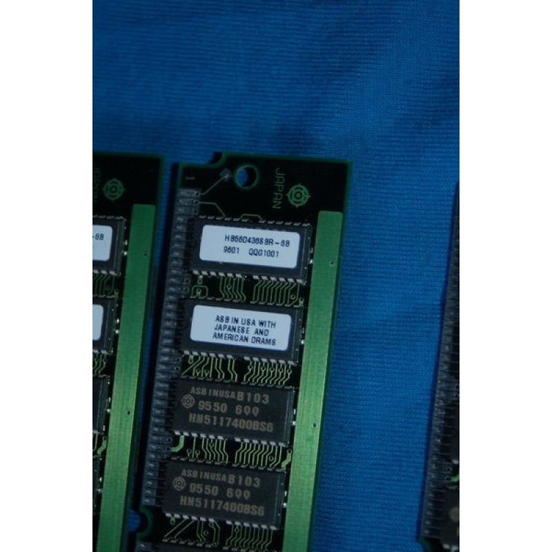 Lot of 3 HB56D436SBR-6 72PIN SIMM BAY NETWORKS ACCESS STACK NODE