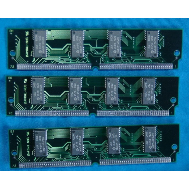 Lot of 3 HB56D436SBR-6 72PIN SIMM BAY NETWORKS ACCESS STACK NODE