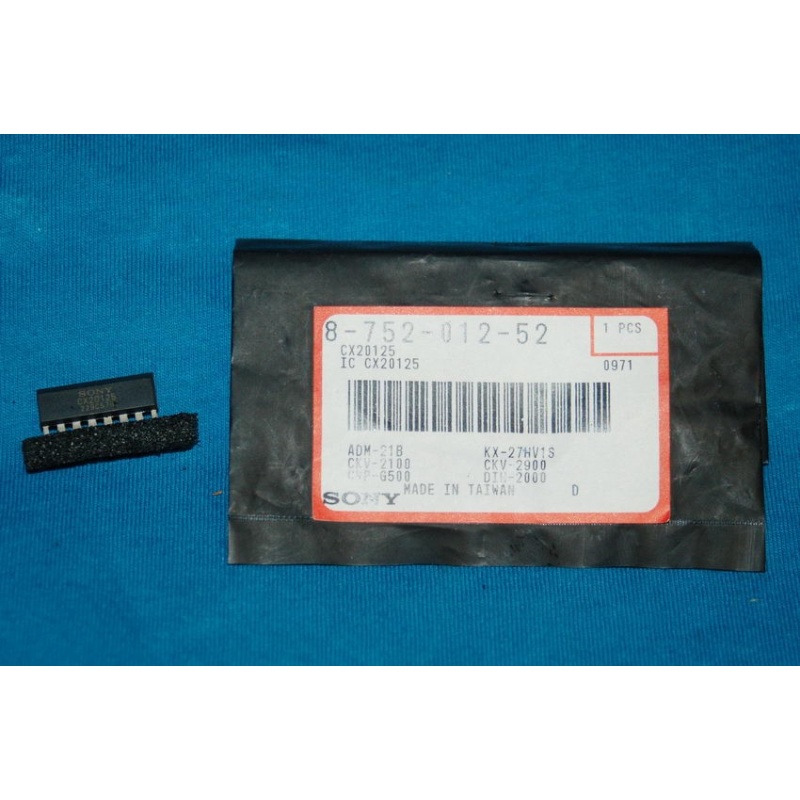 CX20125 ~ 8-752-012-52 ~ SONY  INTEGRATED CIRCUIT IC