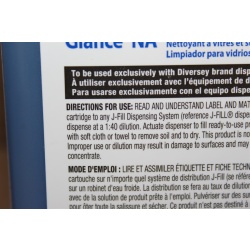 Diversey Glance NA Glass & Multi-Surface Cleaner for J-Fill, Refill, 2.5L