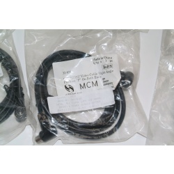 MCM 6 ft F-Type RIGHT  Angle Push On  RG59U MALE Connectors :: 32-935