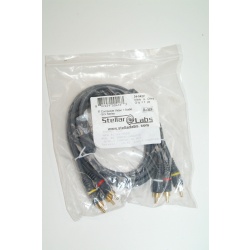 STELLAR LABS 6 Ft Composite Video with Stereo Audio Cable - SLV SERIES 24-9422