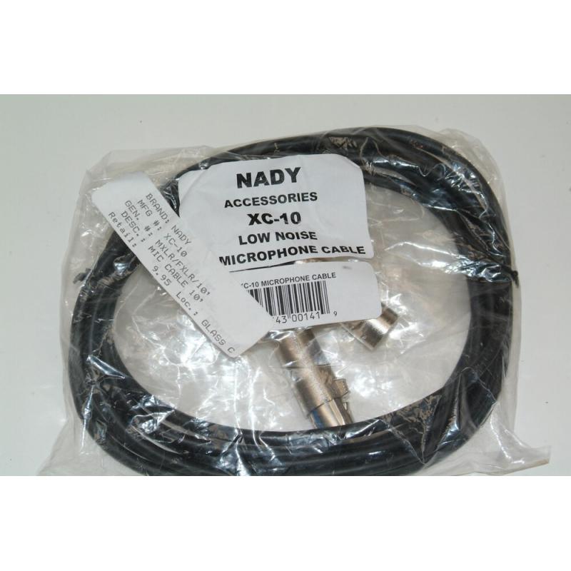 NADY XC-10 10' XLR Microphone Cable