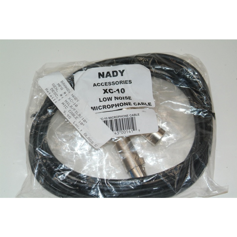 NADY XC-10 10 XLR Microphone Cable