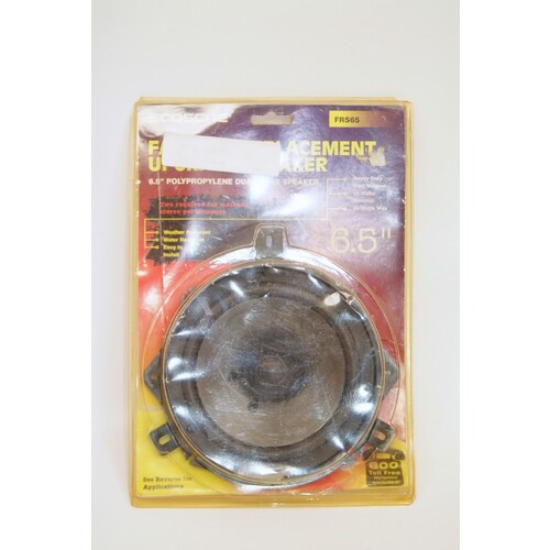 Scosche FRS65 6.5-Inch OE Poly 8 OZ 15/40 Watt Speaker: Car Electronics