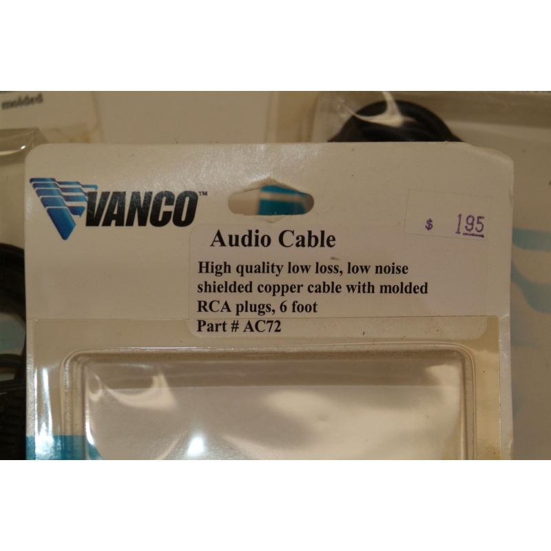 VANCO 6 RCA AUDIO CABLE - AC72