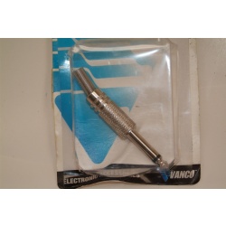 VANCO PP14 -METAL PHONE PLUG - 1/4" SHIELD METAL MONO PHONE PLUG SCREW TERMINALS