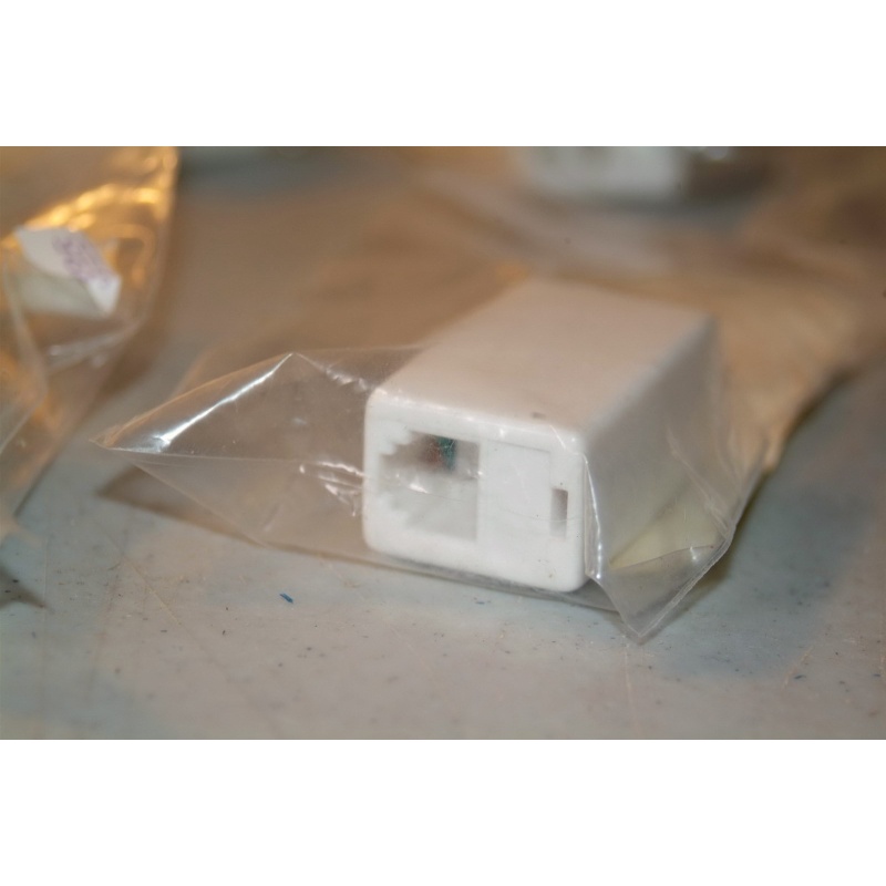 LOT OF 6 INLINE PHONE JACK COUPLERS