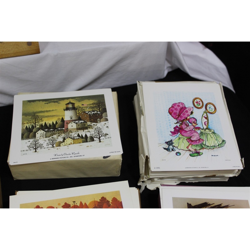Lot of 2000 ART Prints Various Sizes Lot #58283