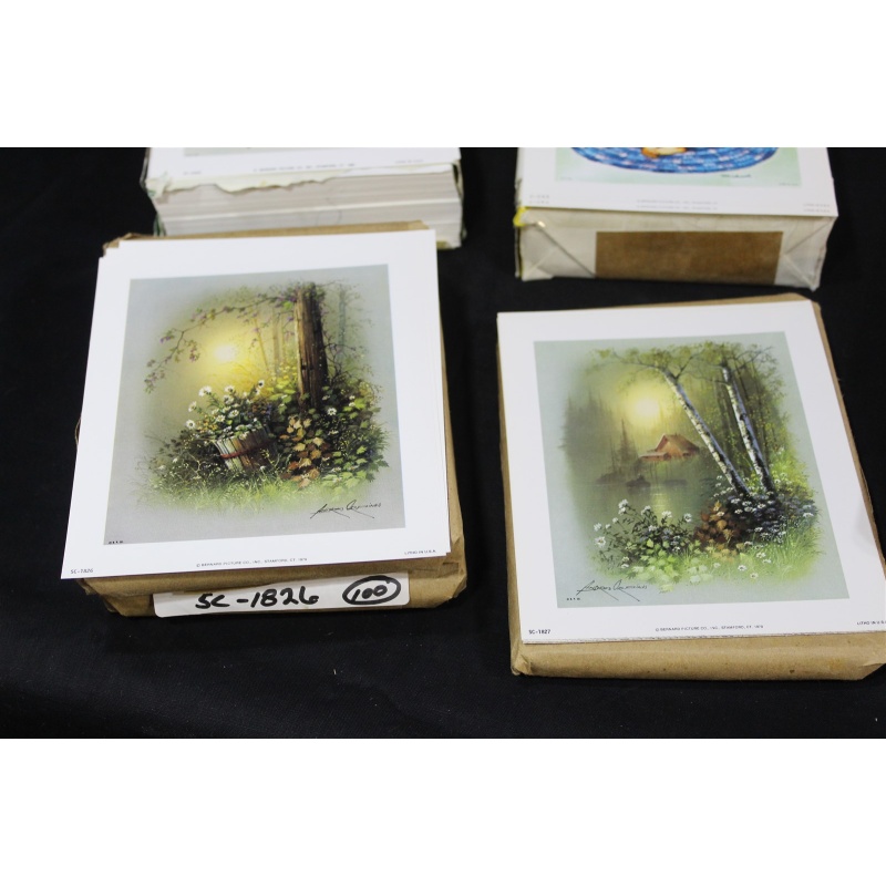 Lot of 2000 ART Prints Various Sizes Lot #58293