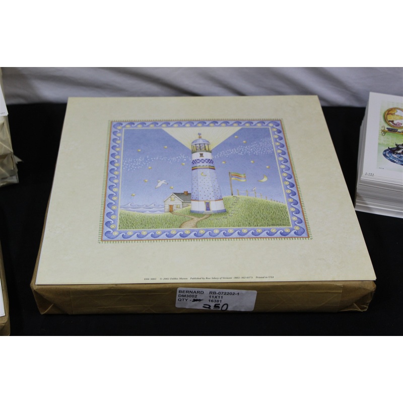 Lot of 2000 ART Prints Various Sizes Lot #58297