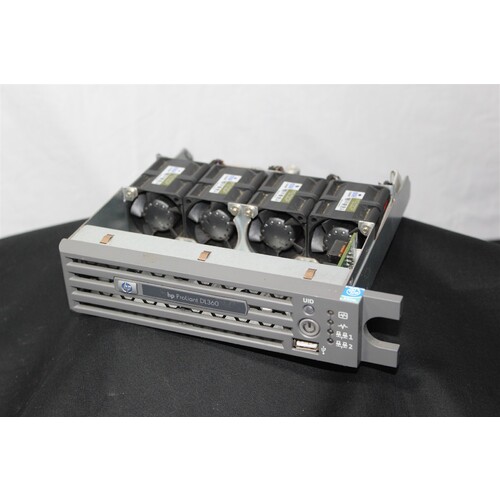 HP 361390-001 Proliant DL360 G4/G4P CPU Front Panel Fan Assembly Module Tray