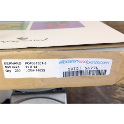 Sample -11"x14" ART Prints Inventory Bulk Lot # 58776