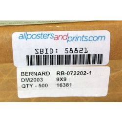 Sample -9" x 9" ART Prints Inventory Bulk Lot # 58821