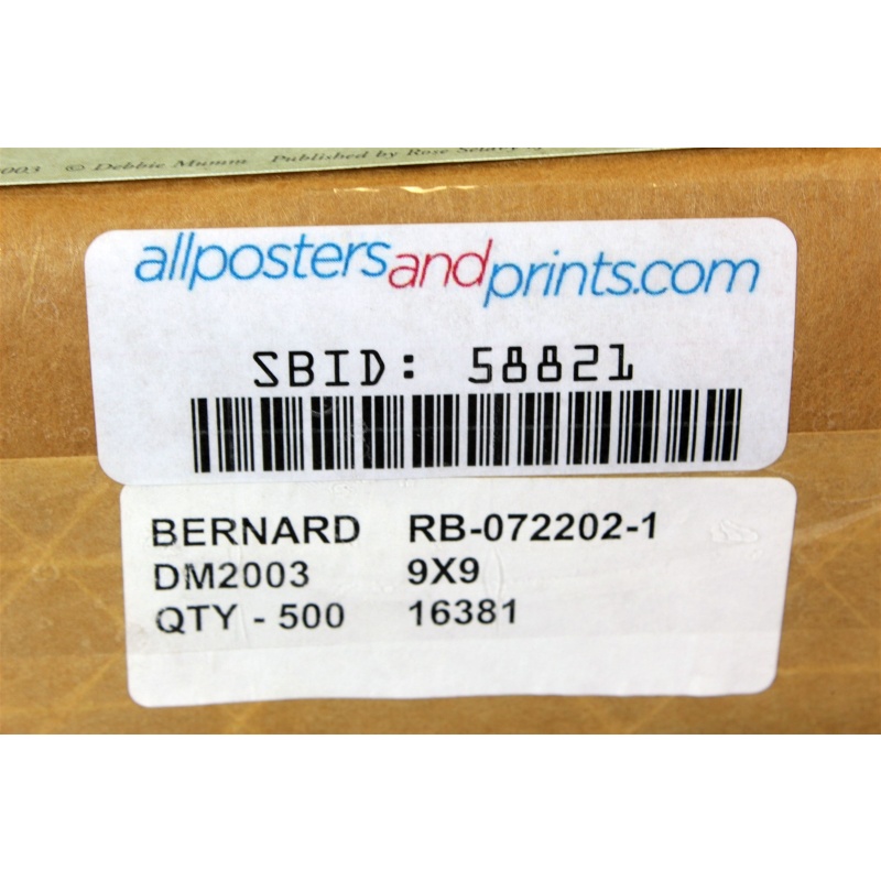 Sample -9" x 9" ART Prints Inventory Bulk Lot # 58821