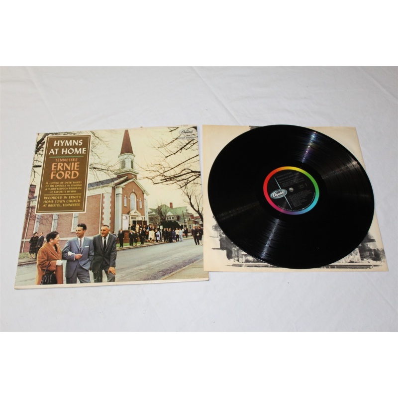 Tennessee Ernie Ford Hymns At Home T 1604, T-1604 Vinyl LP, Mono