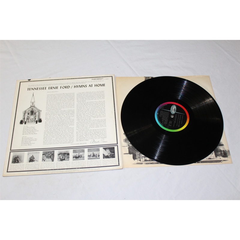 Tennessee Ernie Ford Hymns At Home T 1604, T-1604 Vinyl LP, Mono