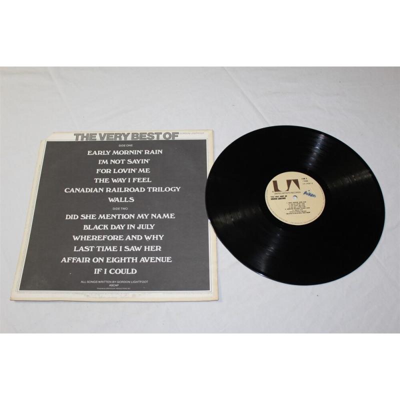 Gordon Lightfoot The Very Best Of Gordon Lightfoot UA-LA381-E Vinyl LP, Comp, RE