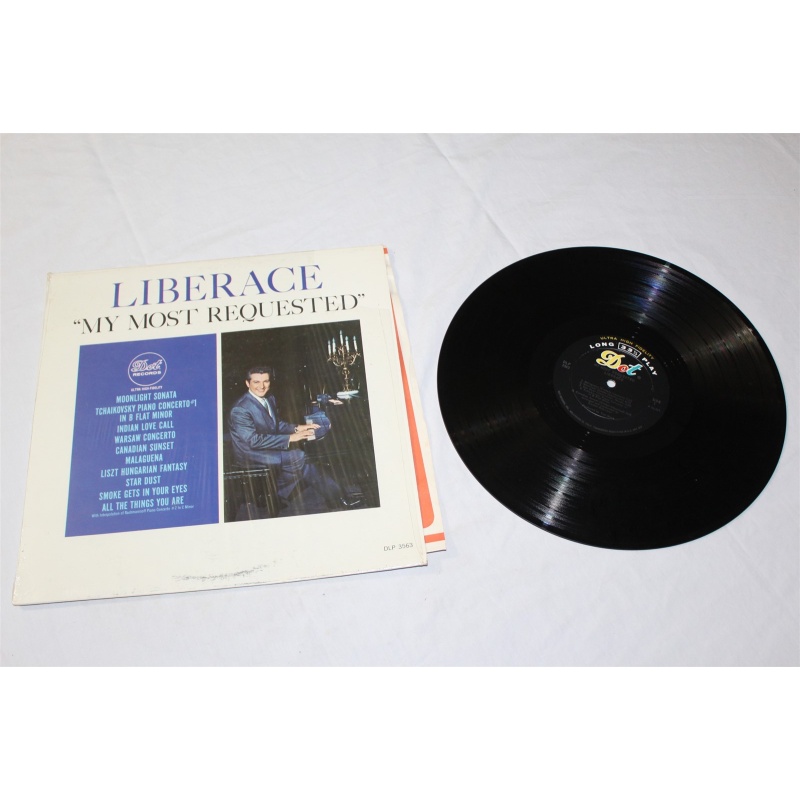 Liberace My Most Requested DLP 3563 Vinyl LP, Album - 53-037