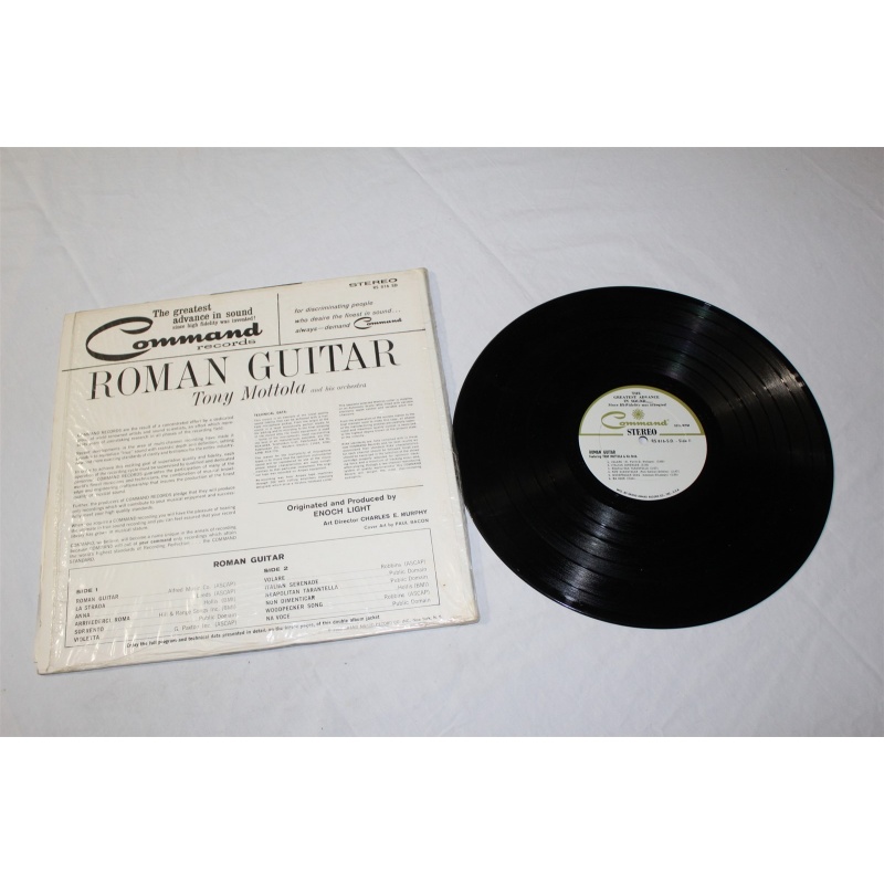 Tony Mottola And His Orchestra Roman Guitar RS 816 SD, RS 816-S.D. Vinyl LP, Alb