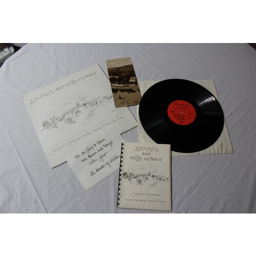 The Monks Of Weston Priory Locusts And Wild Honey XPL-1020 Vinyl LP, Album - 53-054