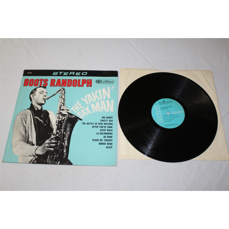 Boots Randolph The Yakin Sax Man CAS-825 Vinyl LP, Album